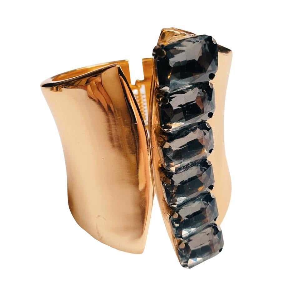 Gold and black Wrist Cuff - Diana Wahlborg Exclusive