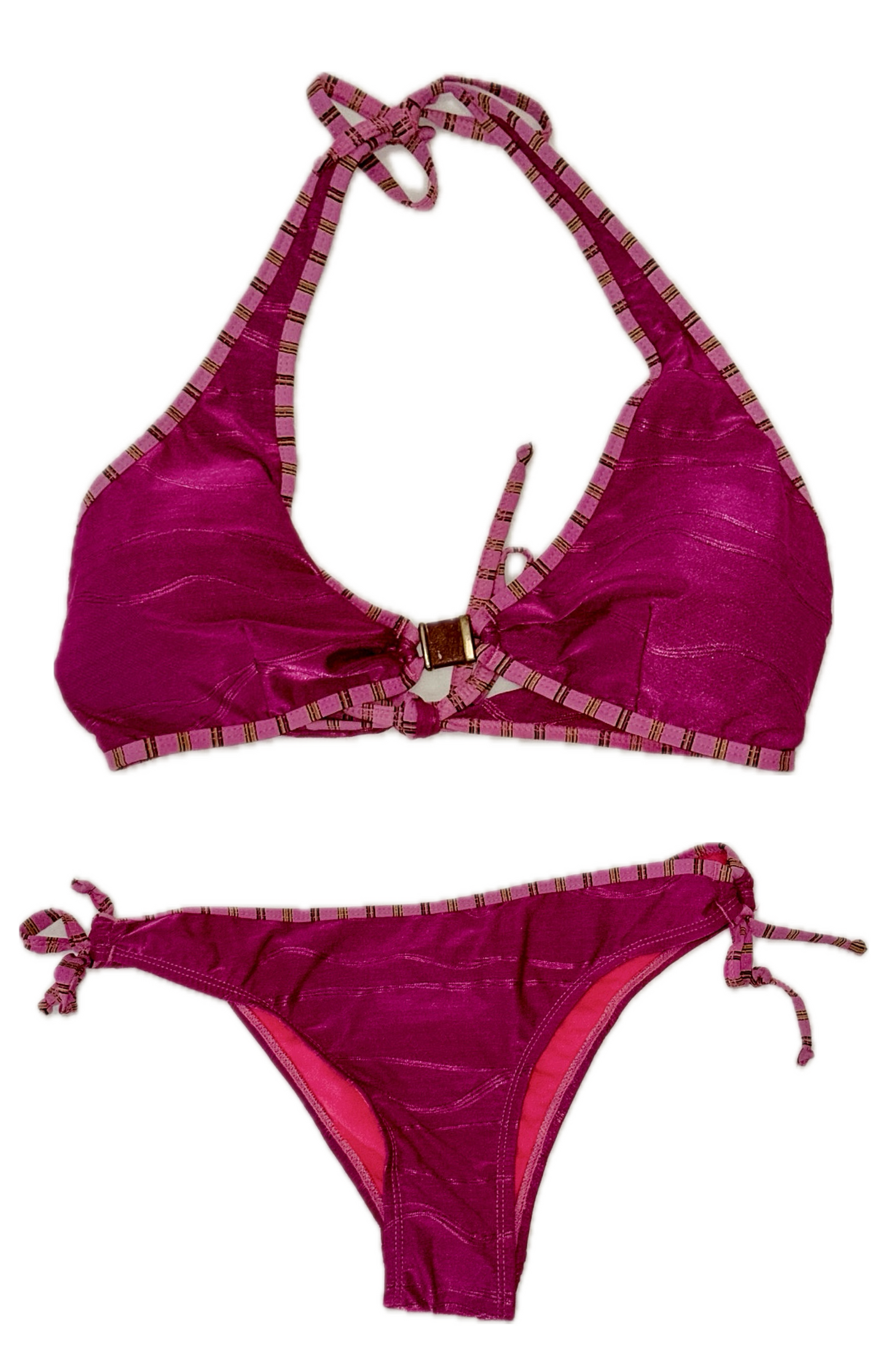 Swim Days Beachwear -  Purple String Tie Bikini