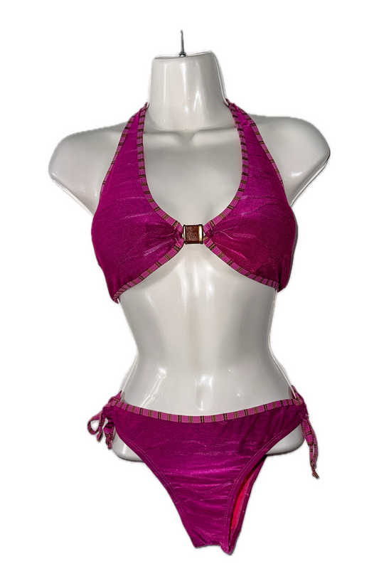 Swim Days Beachwear -  Purple String Tie Bikini