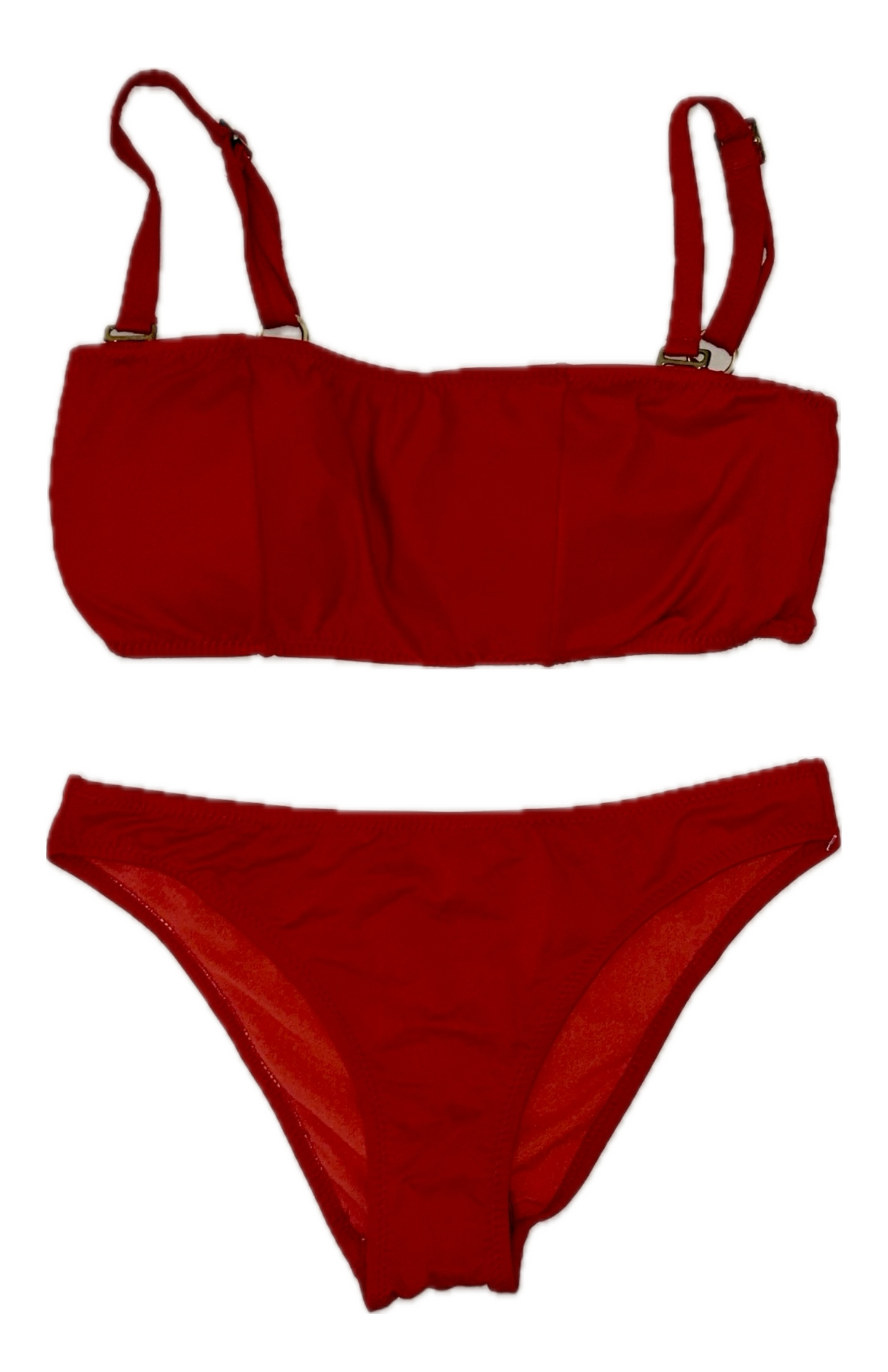 Swim Days Beachwear - Red Bandeau Bikini