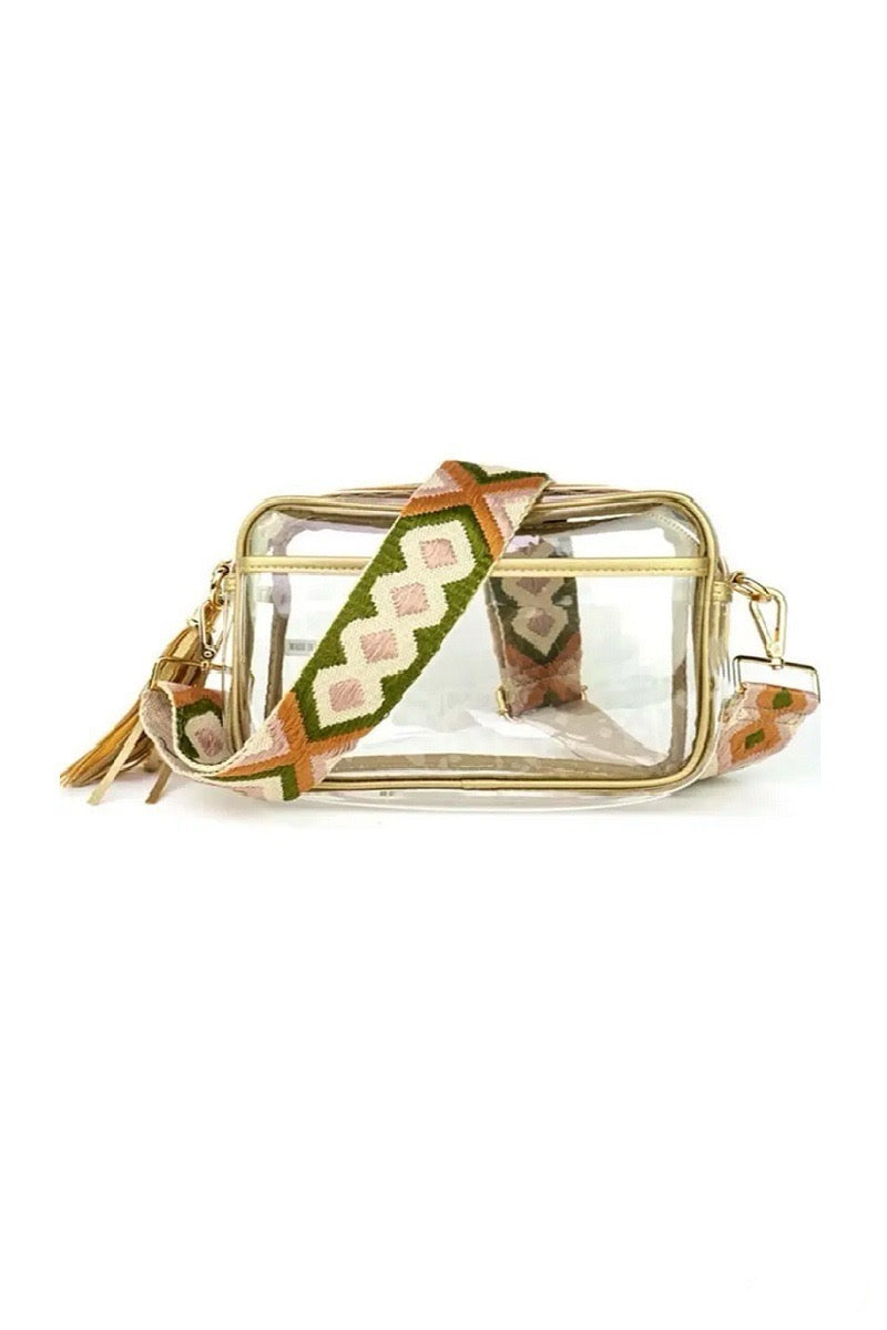 Clear Courtney Stadium Approved Crossbody Bag