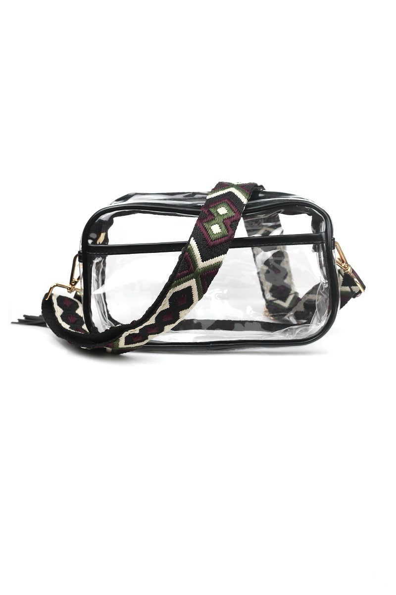 Clear Courtney Stadium Approved Crossbody Bag