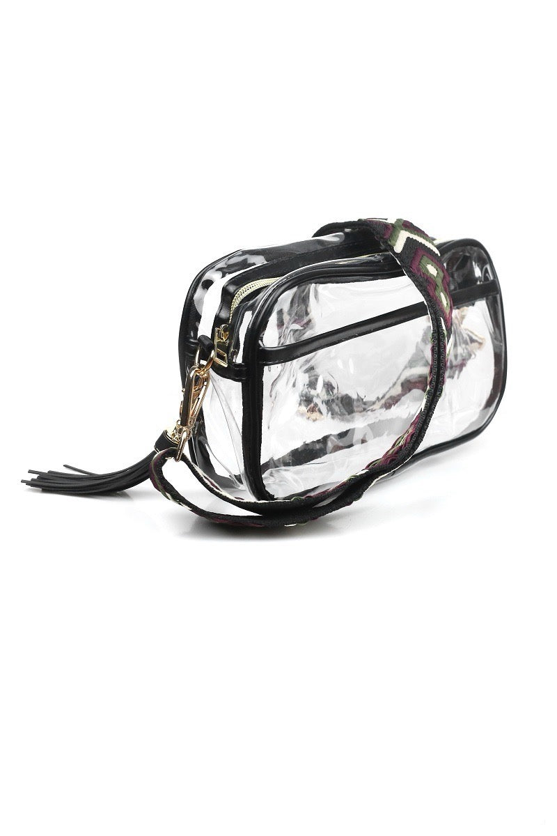 Clear Courtney Stadium Approved Crossbody Bag