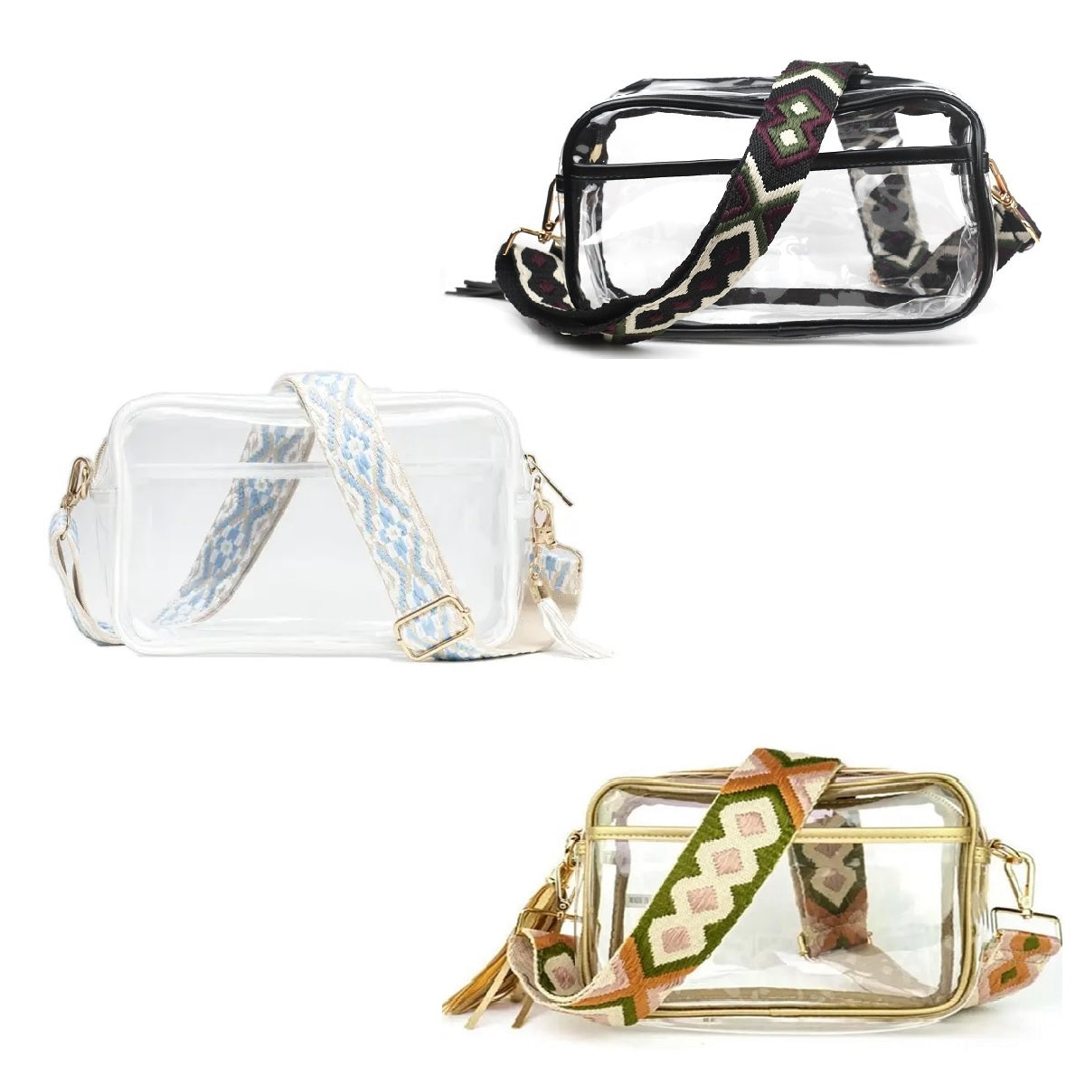 Clear Courtney Stadium Approved Crossbody Bag