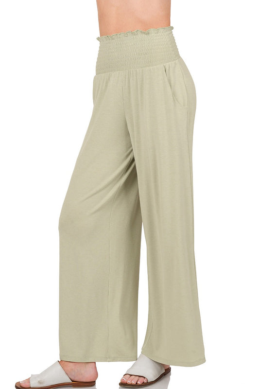 Smocked Waistband Lounge Pants