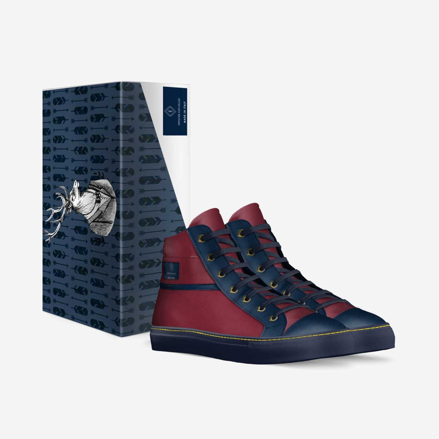 Spencer & Gilles Unisex Skater Hi-top