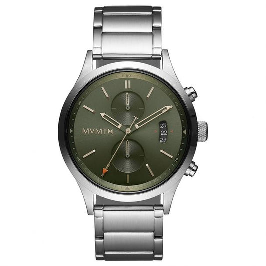 MVMT Havoc Chrono Rebel Green Stainless Steel Watch | 44mm | 28000199-D